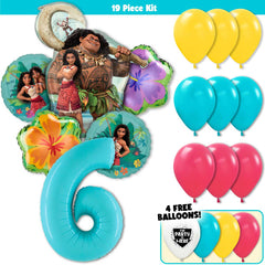 19pc Kit w/ Sky Blue #6 Balloon