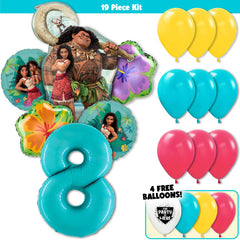 19pc Kit w/ Sky Blue #8 Balloon