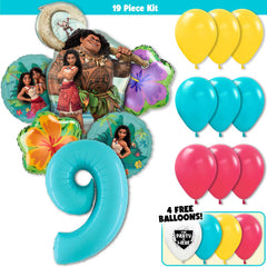 19pc Kit w/ Sky Blue #9 Balloon