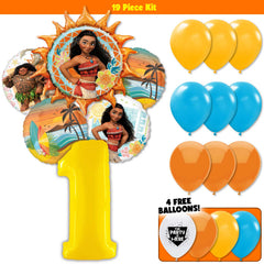 19pc Kit w/ Yellow #1 Balloon