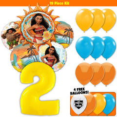 19pc Kit w/ Yellow #2 Balloon