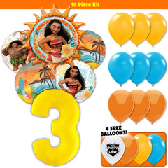 19pc Kit w/ Yellow #3 Balloon