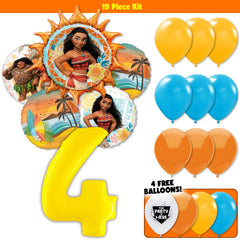 19pc Kit w/ Yellow #4 Balloon