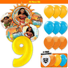 19pc Kit w/ Yellow #9 Balloon