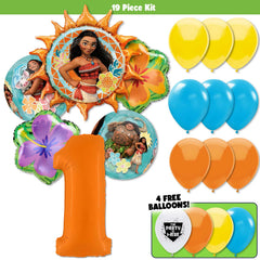 19pc Kit w/ Orange #1 Balloon