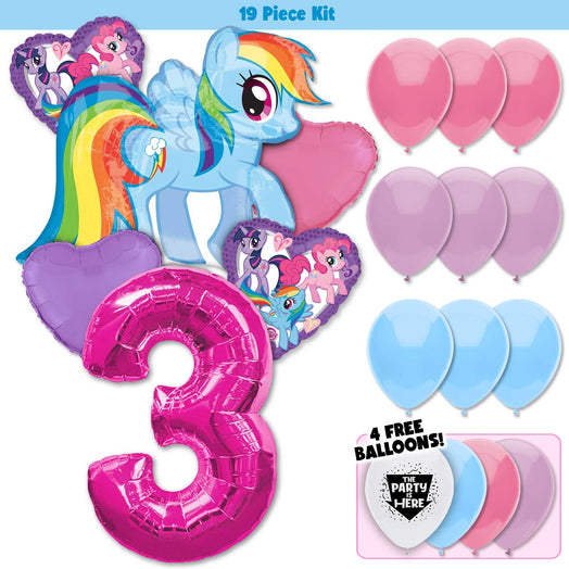 19pc Kit w/ Pink #3 Balloon