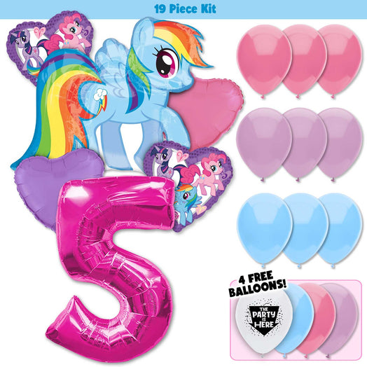 19pc Kit w/ Pink #5 Balloon