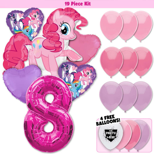 19pc Kit w/ Pink #8 Balloon