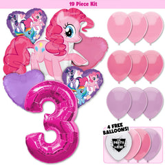 19pc Kit w/ Pink #3 Balloon