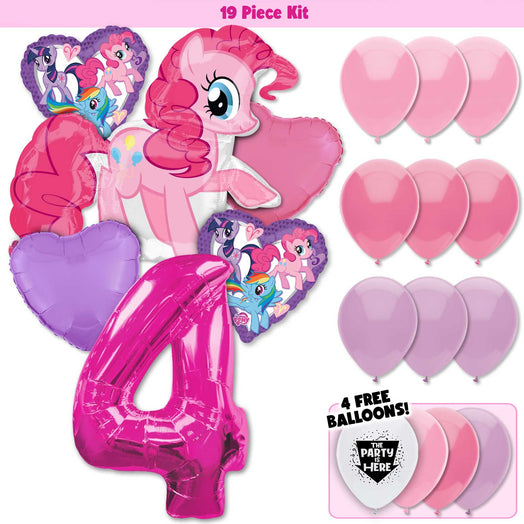 19pc Kit w/ Pink #4 Balloon