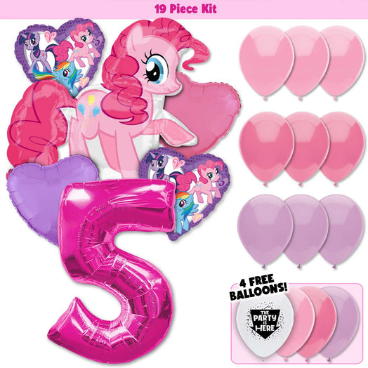 19pc Kit w/ Pink #5 Balloon