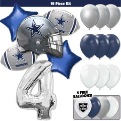 19pc Kit w/ Silver #4 Balloon - Dak Prescott