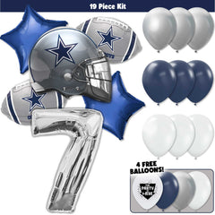 19pc Kit w/ Silver #7 Balloon - Trevon Diggs