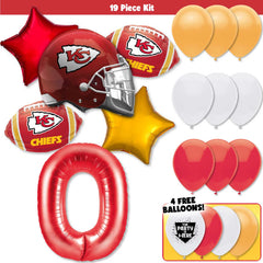 19pc Kit w/ Red #0 Balloon