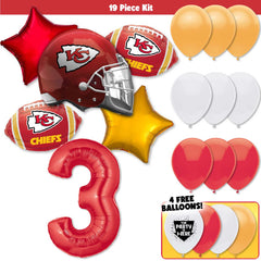 19pc Kit w/ Red #3 Balloon