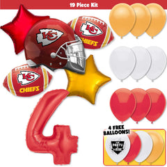 19pc Kit w/ Red #4 Balloon