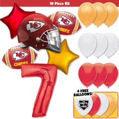 19pc Kit w/ Red #7 Balloon - Harrison Butker