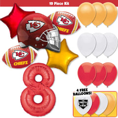 19pc Kit w/ Red #8 Balloon