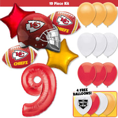 19pc Kit w/ Red #9 Balloon