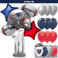 19pc Kit w/ Silver #1 Balloon