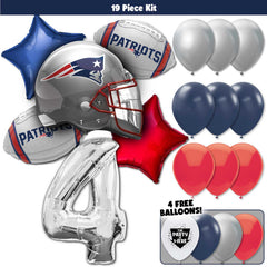 19pc Kit w/ Silver #4 Balloon