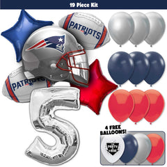 19pc Kit w/ Silver #5 Balloon