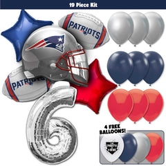 19pc Kit w/ Silver #6 Balloon