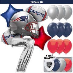 19pc Kit w/ Silver #7 Balloon