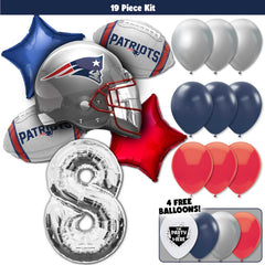 19pc Kit w/ Silver #8 Balloon