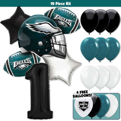 19pc Kit w/ Black #1 Balloon - Jalen Hurts