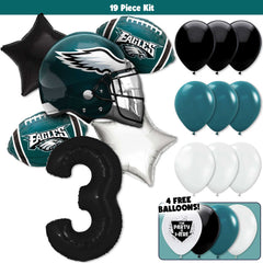 19pc Kit w/ Black #3 Balloon