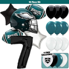 19pc Kit w/ Black #7 Balloon