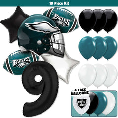 19pc Kit w/ Black #9 Balloon