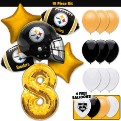 19pc Kit w/ Gold #8 Balloon