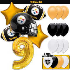 19pc Kit w/ Gold #9 Balloon