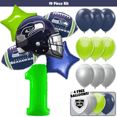 19pc Kit w/ Lime Green #1 Balloon