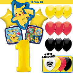 19pc Kit w/ Yellow #1 Balloon