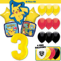 19pc Kit w/ Yellow #3 Balloon