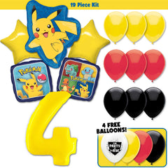 19pc Kit w/ Yellow #4 Balloon