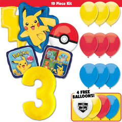 19pc Kit w/ Yellow #3 Balloon