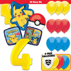 19pc Kit w/ Yellow #4 Balloon