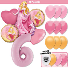 19pc Kit w/ Pastel Pink #6 Balloon