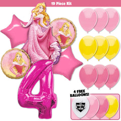 19pc Kit w/ Hot Pink #4 Balloon