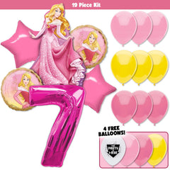 19pc Kit w/ Hot Pink #7 Balloon