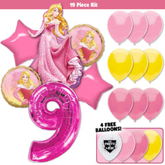 19pc Kit w/ Hot Pink #9 Balloon