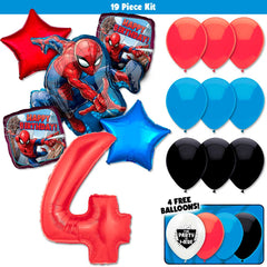 19pc Kit w/ Red #4 Balloon