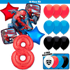 19pc Kit w/ Red #8 Balloon