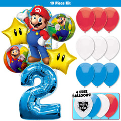 19pc Kit w/ Blue #2 Balloon