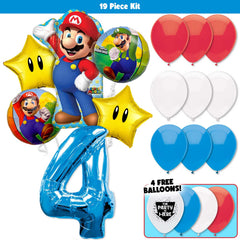 19pc Kit w/ Blue #4 Balloon