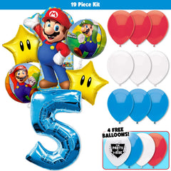 19pc Kit w/ Blue #5 Balloon